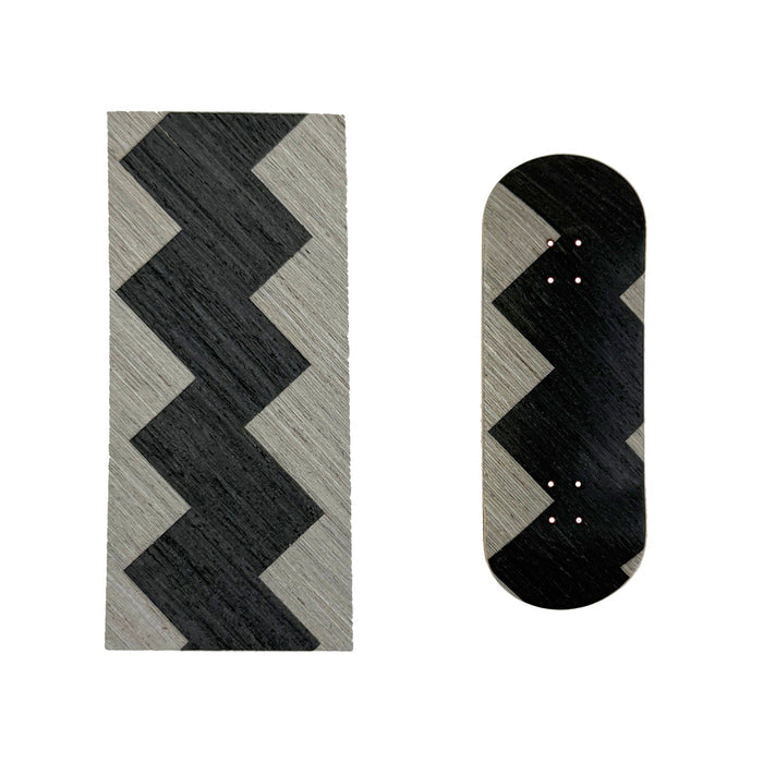 Teak Tuning Pro Fingerboards Mixed Veneer Pack - 5 Sheets of Unique Veneer for Making Fingerboard Decks