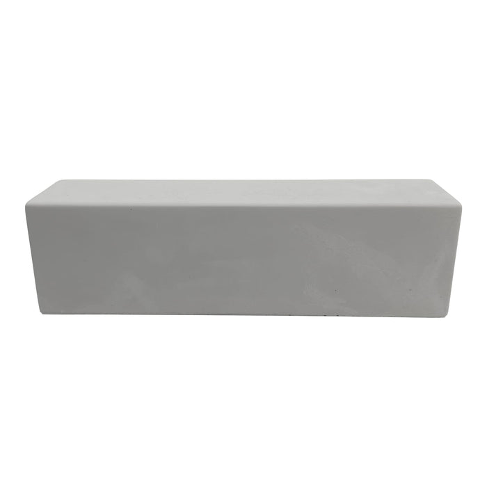 Teak Tuning - Monument Series Monument Series Concrete Straight "Bread" Loaf Obstacle - 7" Long, 2" Tall - "Sterling Gray" Colorway