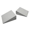 Teak Tuning - Monument Series 2PK Monument Series Concrete Lowboy 1.0 Kicker Ramps, Small - 3" Long, 1" Tall - "Sterling Gray" Colorway