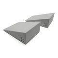Teak Tuning - Monument Series 2PK Monument Series Concrete Lowboy 1.5 Kicker Ramps, Medium - 4" Long, 1.5" Tall,  - "Sterling Gray" Colorway
