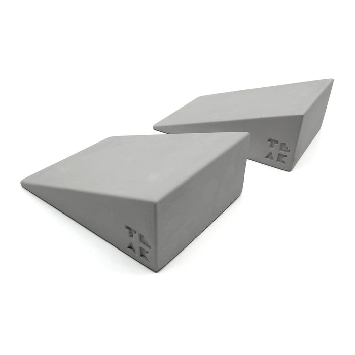 Teak Tuning - Monument Series 2PK Monument Series Concrete Lowboy 1.5 Kicker Ramps, Medium - 4" Long, 1.5" Tall,  - "Sterling Gray" Colorway