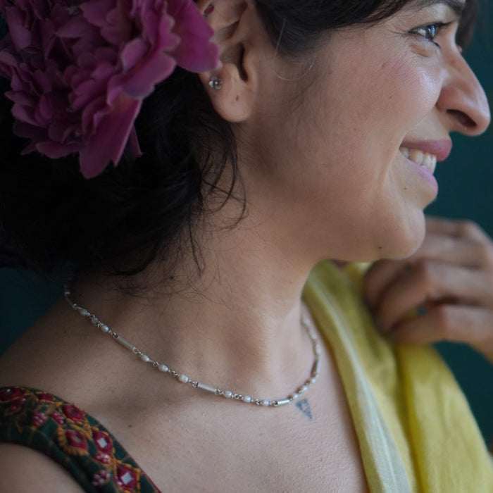 Moon Drops Daily wear Necklace - Quirksmith