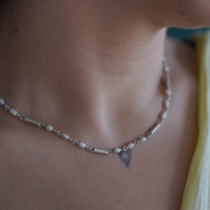 Moon Drops Daily wear Necklace - Quirksmith