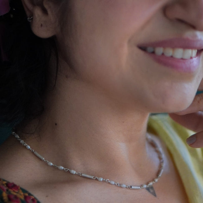Moon Drops Daily wear Necklace - Quirksmith