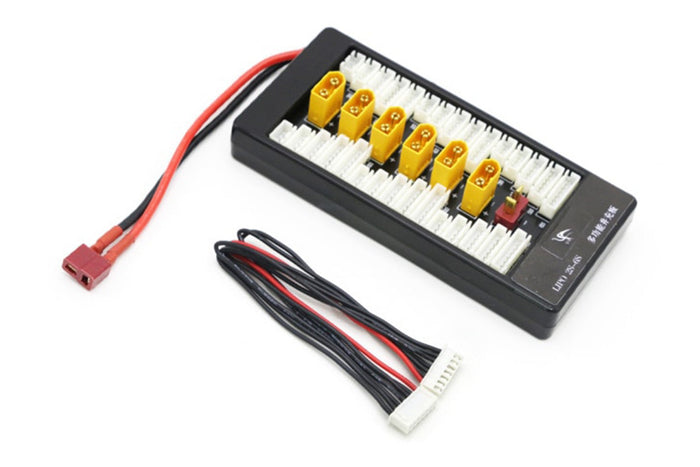 Multi 2S-6S Lipo Parallel Charging BoardMulti 2S-6S Lipo Parallel Balanced Charging Board XT60 Plug TOOLSUAVMODEL