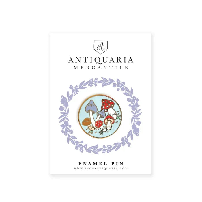 Mushrooms Enamel Pin - The Regal Find