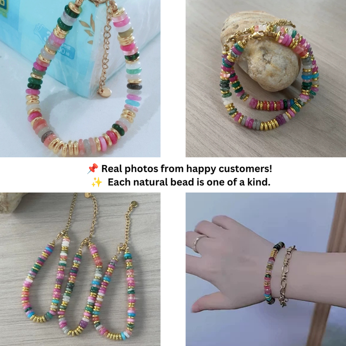 Natural 7 chakra bracelet for everyday wear
