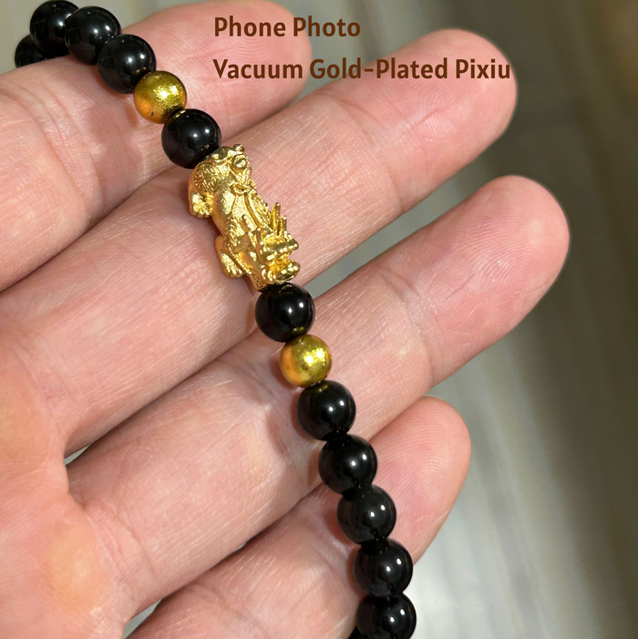 Feng Shui obsidian bracelet unisex design for spiritual balance