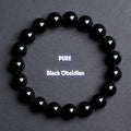 Natural Black Obsidian Bracelet for Protection & Grounding Energy