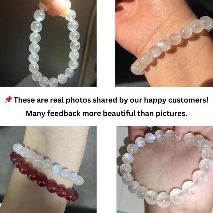 blue moonstone bead bracelet women harmony and balance