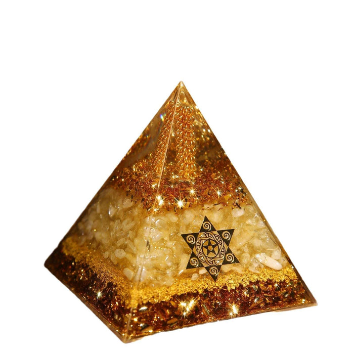 feng shui crystal pyramid citrine manifestation tool