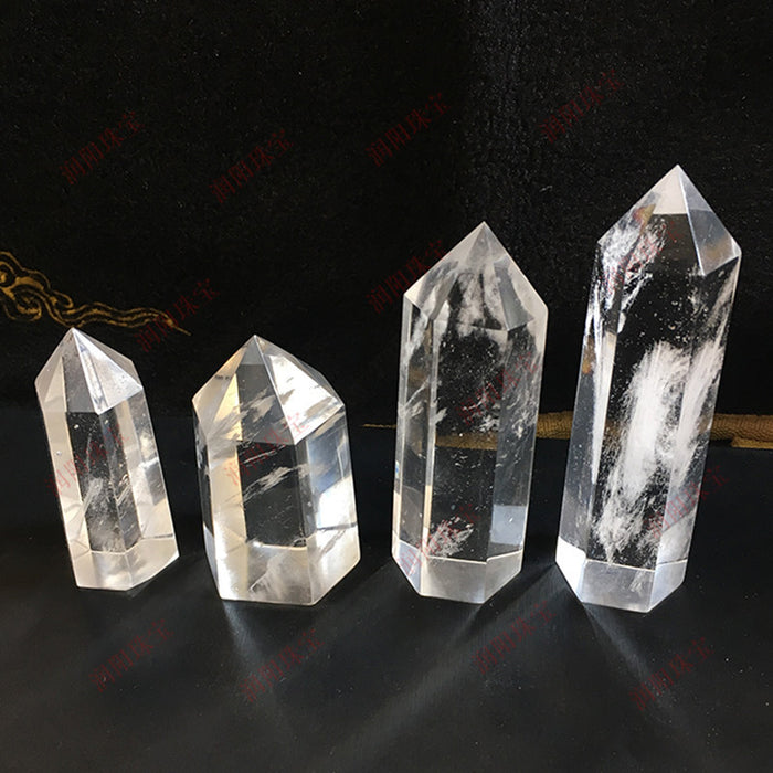 Clear Quartz Crystal Point for Chakra Balancing and Energy Amplification