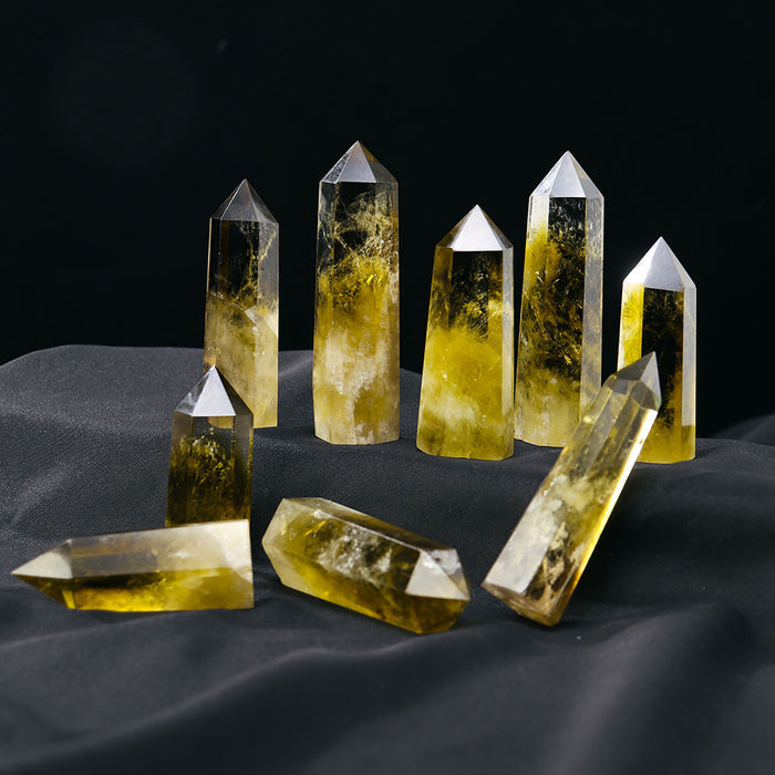 Feng Shui Citrine Point – Handmade Natural Crystal Decor