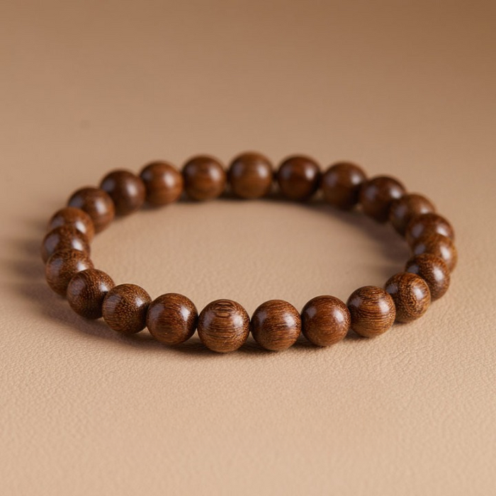 Aromatic Wood Prayer Bracelet Golden Sandalwood