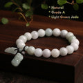 Natural Green Jadeite Pixiu Bracelet – Authentic Jade Wealth Jewelry