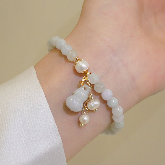 Jadeite Bracelet for Women — Elegant Lucky Charm Gift