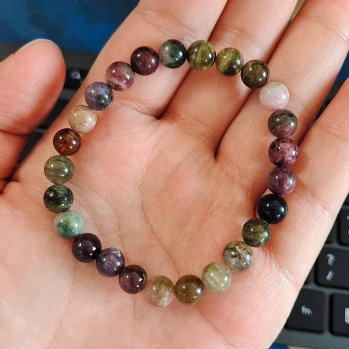 Fine Gemstone Bracelet – Old Mine Tourmaline Multicolor