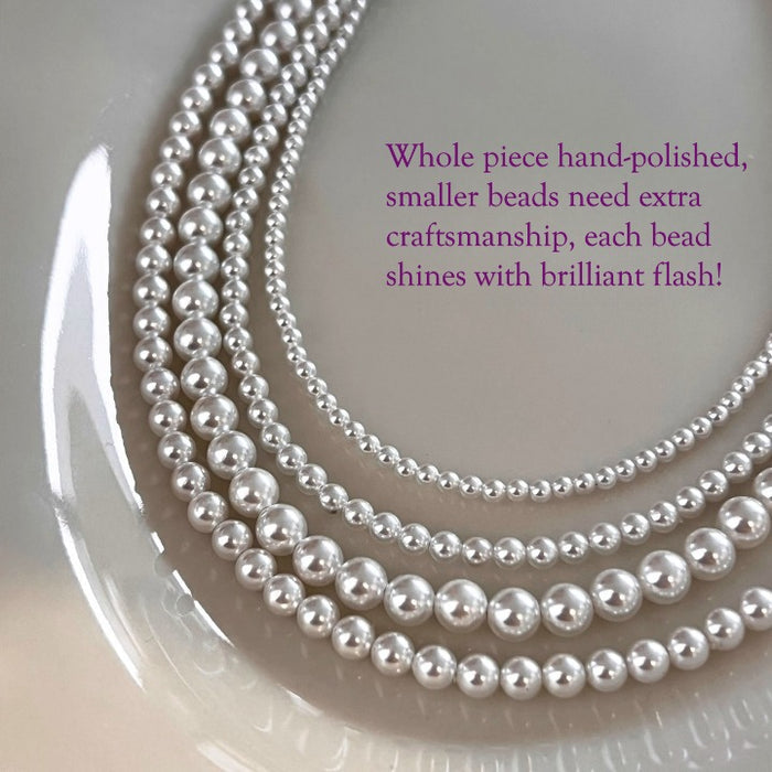 gold plated shell pearl necklace gift women elegant everyday style