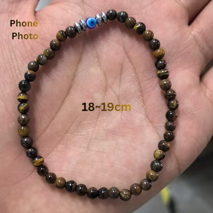 Genuine natural Tiger Eye gemstone beads with golden chatoyancy