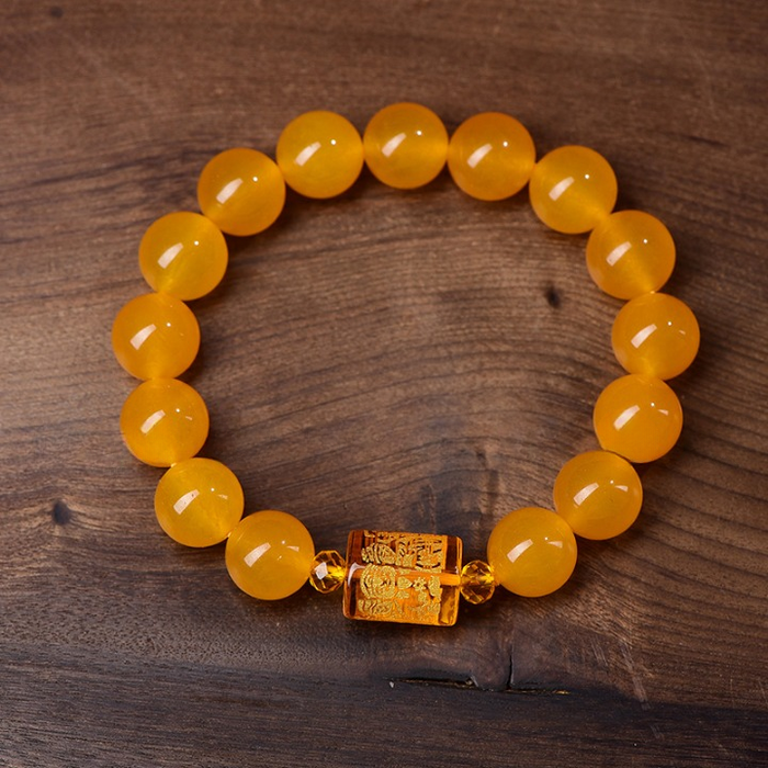 Golden Crystal Bracelet – Symbol of Abundance and Harmony