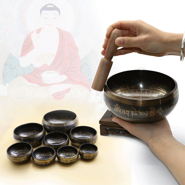 Artisan Nepal Metal Singing Bowl Sound Therapy Instrument