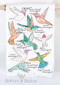 North America Hummingbirds Kitchen Towel - The Regal Find