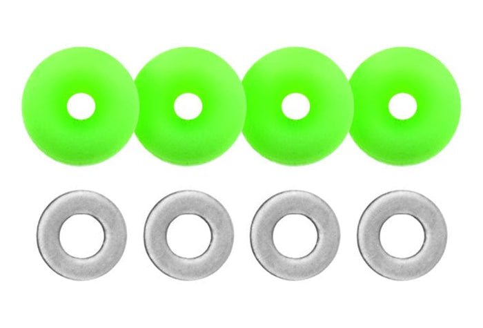 Teak Tuning O-Ring Bushings Pro Duro Series - Multiple Durometers - Green 71A