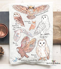 Owls of North America Bird Watcher Gift Dish Towel - The Regal Find
