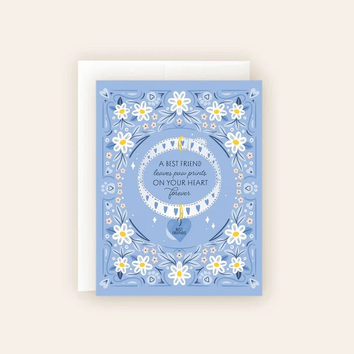 Paw Prints Sympathy Card - The Regal Find