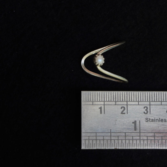 Pearl Drop Vanki Ring - Quirksmith