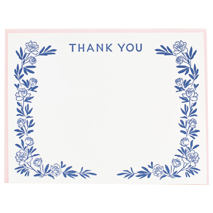 Peony Note Cards with Letterpress Envelopes - The Regal Find