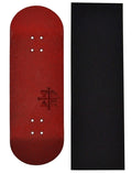 Teak Tuning Polymer Composite Fingerboard Deck, "Sacred Fire" - 33.3mm x 97mm