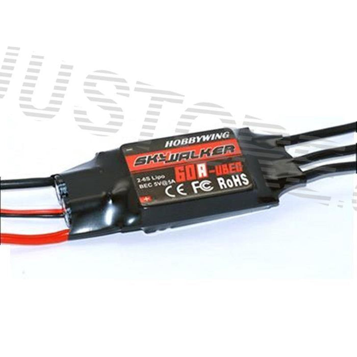 Hobbywing Skywalker 60A UBEC ESC for drones with 2-6S LiPo support and RoHS certification