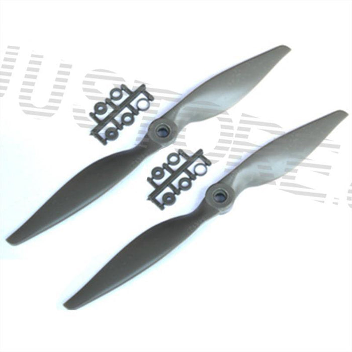 Black drone propellers for VTOL and fixed-wing UAVs, ideal for mapping and surveying