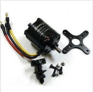 High-performance brushless motor with mounting hardware for UAV drones
