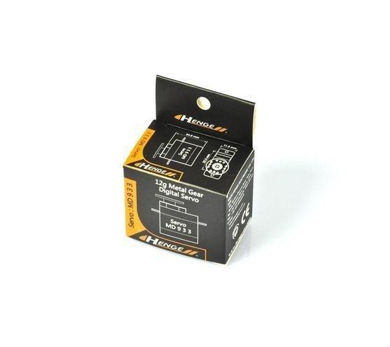 12g Metal Gear Digital Servo MD933 for UAV drones, compact and precise for industrial use