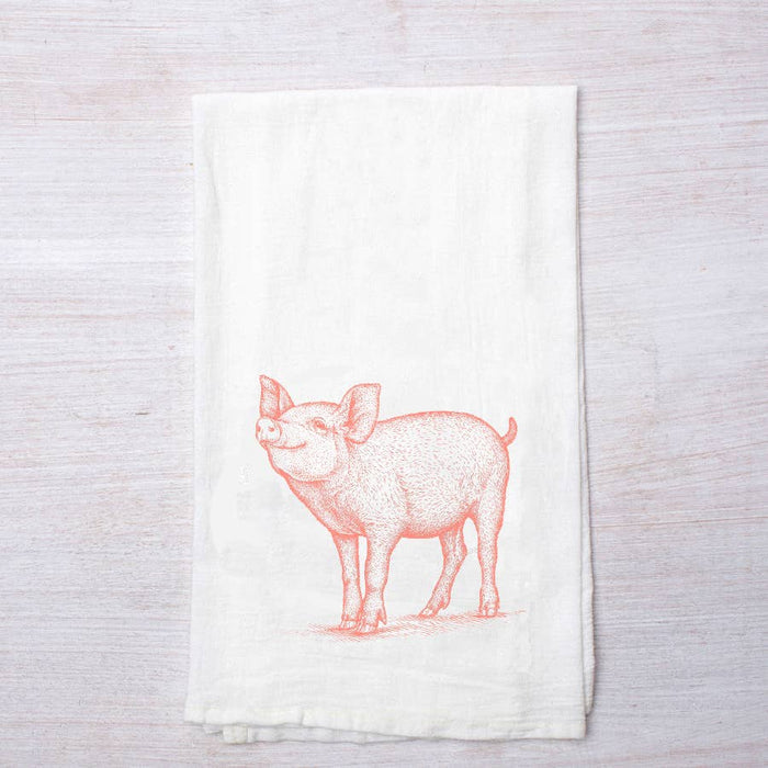 Prize Pig Flour Sack Tea Towel - The Regal Find