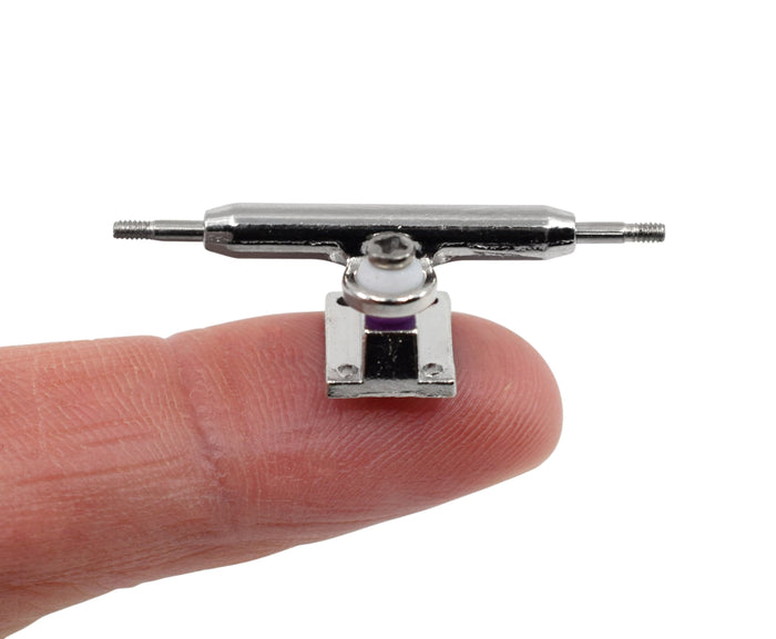 Teak Tuning Prodigy Pro Inverted Fingerboard Trucks, 34mm - Silver Colorway
