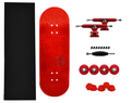 Teak Tuning PROlific 32mm Preassembled 71D Apex Wheel Complete + Prodigy Trucks - "Red Rover"