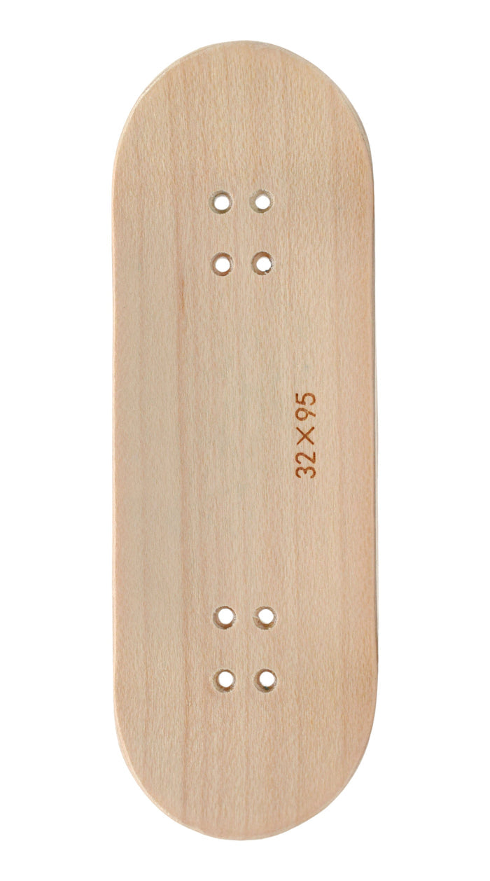 Teak Tuning PROlific Wooden 5 Ply Fingerboard Deck 32x95mm - The Classic - with Color Matching Mid Ply