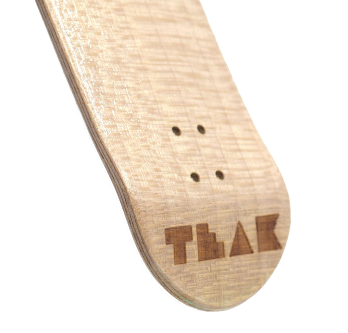 Teak Tuning PROlific Wooden 5 Ply Fingerboard Deck 34x95mm - The Classic - with Color Matching Mid Ply