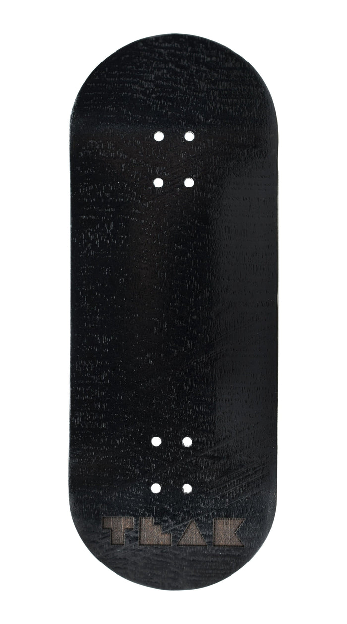 Teak Tuning PROlific Wooden 5 Ply Fingerboard Deck 35x95mm - Black Mamba - with Color Matching Mid Ply