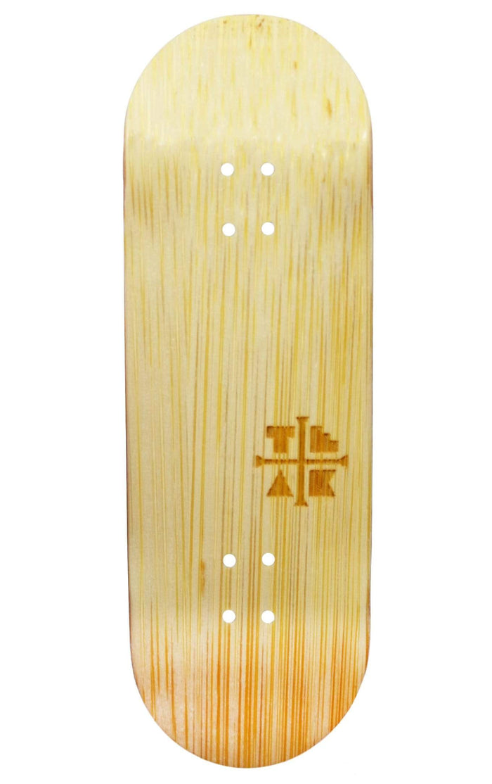 Teak Tuning PROlific Wooden Fingerboard Deck, "Bamboo Samurai" - 34mm x 97mm