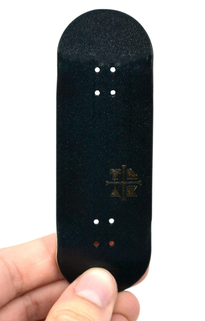 Teak Tuning PROlific Wooden Fingerboard Deck, "Black Mamba" - 34mm x 97mm