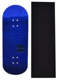 Teak Tuning PROlific Wooden Fingerboard Deck, "Blue Yeti" - 34mm x 97mm