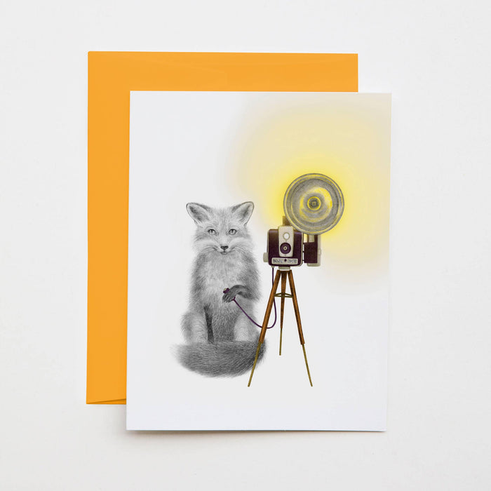 Quinn Bancroft Red Fox Note Card - The Regal Find