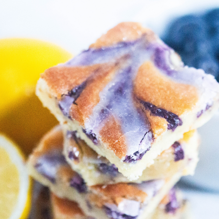 Recipe - Blueberry & Lemon Drizzle