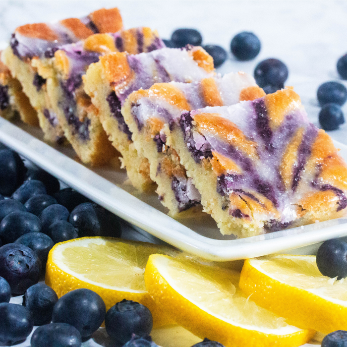 Recipe - Blueberry & Lemon Drizzle