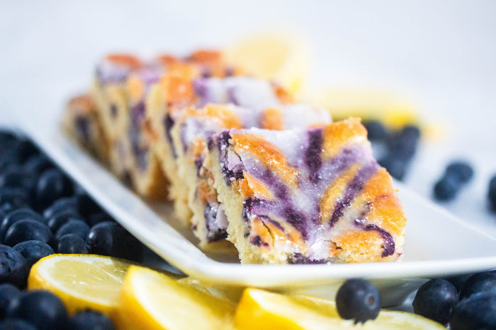 Recipe - Blueberry & Lemon Drizzle