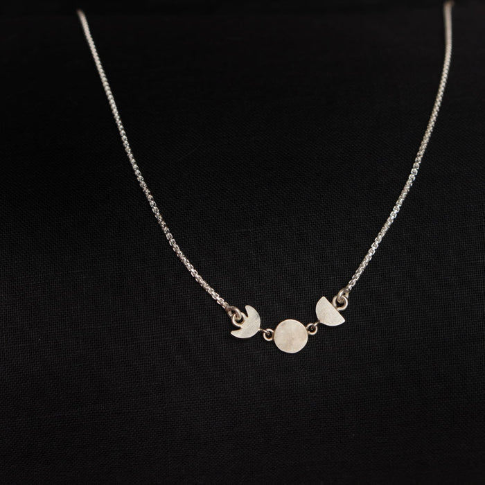 Safar Moon Phases Necklace - Quirksmith